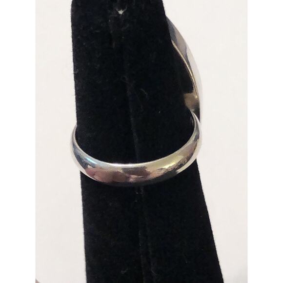 Large White Moonstone Marquis Cut Sterling Silver Ring 6.25 - Picture 5 of 6